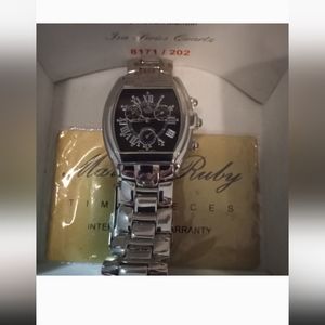 Markus Ruby Isa Swiss Quartz Watch
